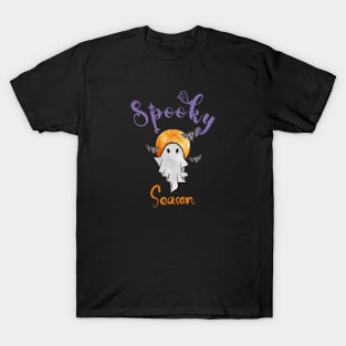 Cute ghost wishing you a spooky season T-Shirt